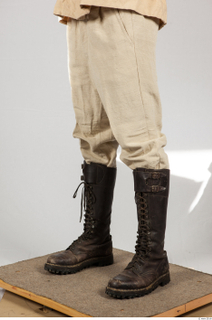 Photos Man in Explorer suit 1 20th century Explorer beige trousers historical clothing leather high shoes 0002.jpg